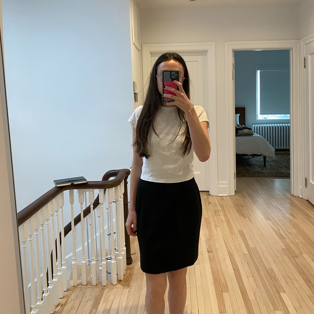 Club Monaco Classic Black Mini Skirt